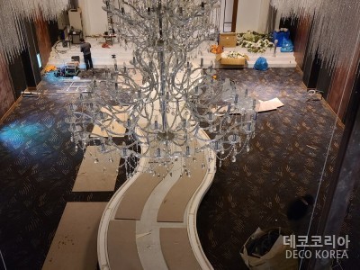 울산시티컨벤션 컨벤션센터 프린트카페트 시공 사례
